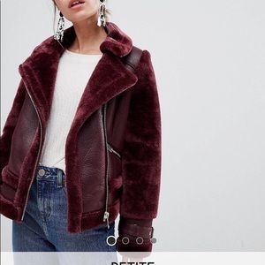 ASOS River Island aviator jacket, US size 6 petite